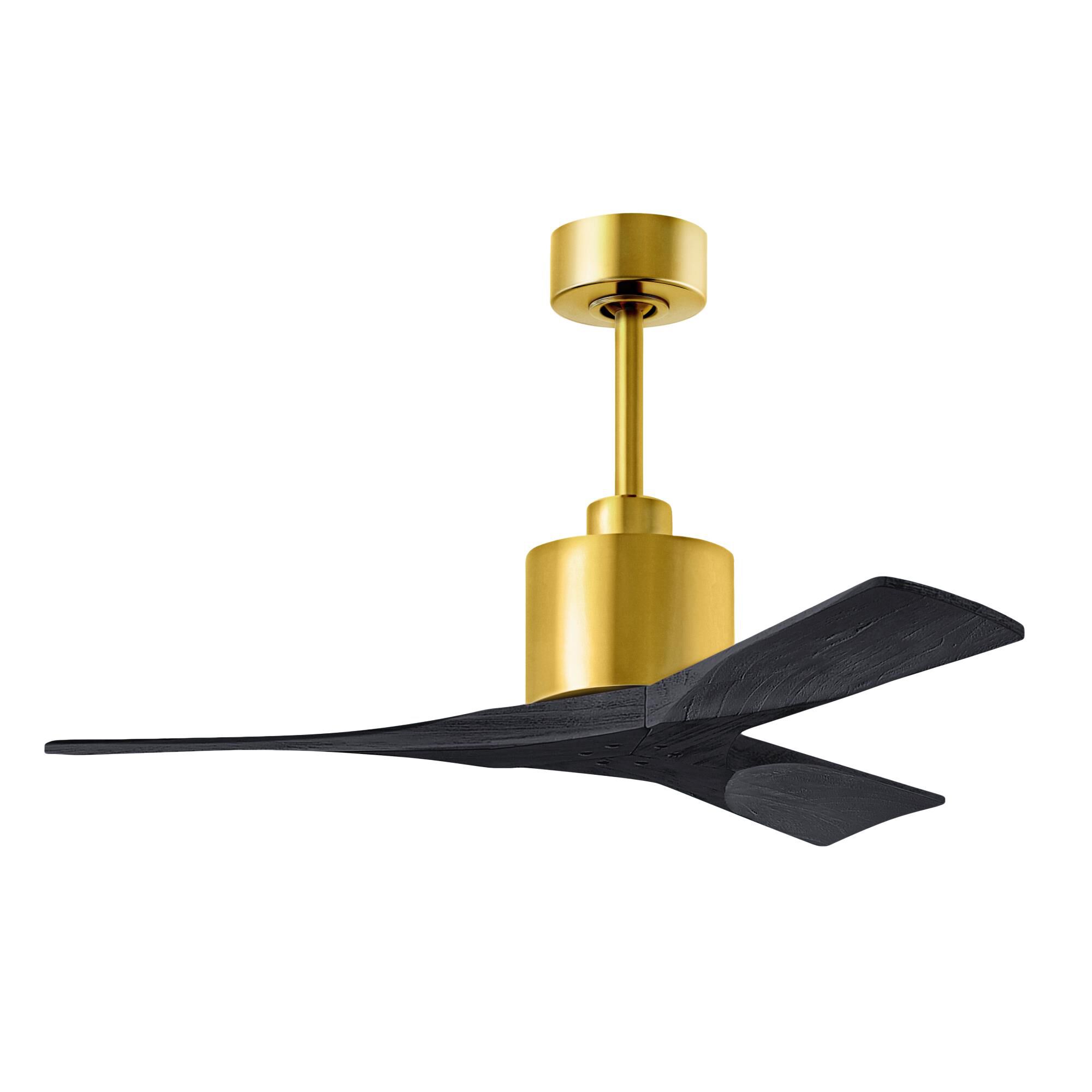 Matthews Fan Company Nan 42 Inch Ceiling Fan - NK-BRBR-BK-42