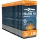 Ansmann - Piles auditives type 13 (lot de 120) – Orange