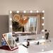 GTU Furniture LED Makeup Hollywood Table/Wall Mount Vanity Mirror with Lights