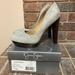 Jessica Simpson Shoes | Jessica Simpson Gray Crocodile Platform Heels | Color: Gray | Size: 7.5