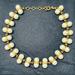 J. Crew Jewelry | J Crew Jumbo Pearl And Gold Link Necklace | Color: Gold/White | Size: Os