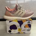 Adidas Shoes | Adidas Ultraboost 4.0 J Unisex 7 Men's Kids Women's 8 Chalk Coral B43513 Pink | Color: Pink/White | Size: 8