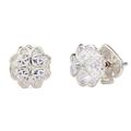 Kate Spade Jewelry | Kate Spade Silver Something Sparkly Clear Crystal Earrings | Color: Silver | Size: Os