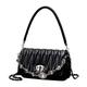 FANDARE Fashion Women Underarm Bag Handbag Top Handle Bag Shoulder Bag Satchel Bag Waterproof Messenger Bag PU Leather Crossbody Bag for Work Travel Office Party Shopping Black