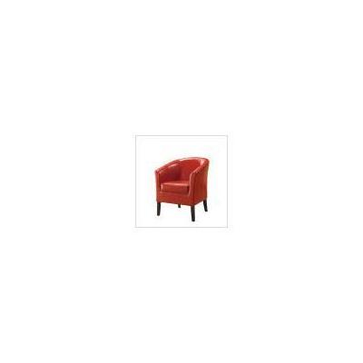 Linon 36077RED-01-AS-U Simon Club Chair - Red