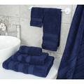 Darby Home Co Karani Luxury Extra Soft 6 Piece 100% Turkish Cotton Bath Towel Set 100% Cotton in Blue/Black | 27 W in | Wayfair
