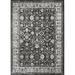 Gray 118 x 94 x 0.71 in Area Rug - Mayberry Rug Rhasody Harper Charcoal Area Rug Polyester/Polypropylene | 118 H x 94 W x 0.71 D in | Wayfair