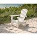 Trex Outdoor Yacht Club Adirondack Chair in Green | 36.25 H x 29.75 W x 32.81 D in | Wayfair TXAD410LI
