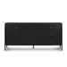 Wade Logan® Ansu 8 Drawer 70" W Double Dresser Metal in Black | 33 H x 70 W x 19 D in | Wayfair 63171126B04341ACBF5BF54CEA117BB6