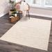 White 156 x 108 x 0.18 in Area Rug - Latitude Run® Latitude Run Flatweave Solid Driftwood High Low Indoor Outdoor Rug Polypropylene | Wayfair