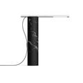 Pablo Designs 13" Table Lamp Marble in Gray/Black | 13 H x 13 W x 3 D in | Wayfair TO TBL BLK/CRM