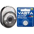 Sekonic L-208 Twinmate & VARTA Batterien Electronics V625U Lithium Knopfzellen LR9 1er Pack Knopfzellen in Original 1er Blisterverpackung