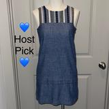 Kate Spade Jeans | Kate Spade Saturday Chambray Dress Xxs | Color: Blue | Size: 00