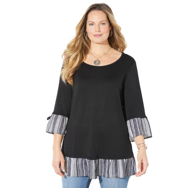 plus-size-womens-lets-hang-out-duet-tunic-by-catherines-in-black--size-0x-/