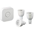 Philips Hue LED lamp, Glass Plastic, GU10, 19.5 W, White