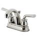 Kingston Brass Centerset Bathroom Faucet w/ Drain Assembly in Gray | 4.81 H x 4 W x 3.5 D in | Wayfair KB5616RXL