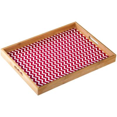 Tablett aus Bambus Küchentablett Holztablett Tischdekoration Serviertablett neu