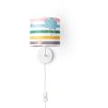 Lampe De Chevet Chambre Enfant Lampe à Poser Colorée Applique Arc-En-Ciel Lampe murale - Blanc,