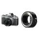 Nikon Z fc KIT Z DX 16-50 mm 1:3.5-6.3 VR (SE) + Z DX 50-250 mm 1:4.5-6.3 VR (20.9 MP, OLED-Sucher mit 2.36 Mill. Bildpunkten + NIKON FTZ II (Adapter für F-Mount Objektive auf Z-Mount Kameras)