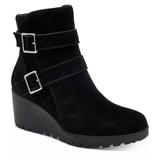 Giani Bernini Shoes | Giani Bernini Sashaa Women's Size 7.5m Black Suede Wedge Ankle Boot Msrp $140 | Color: Black | Size: 7.5