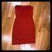 Free People Dresses | Intimately Free People Sz Large Strapless Dress | Color: Red/Brown | Size: L