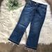 Free People Jeans | Free People Raw Hem Distressed Jeans | Color: Blue | Size: 27