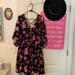 Torrid Dresses | Lightweight Flared Sleeve Dress | Color: Black/Pink | Size: 1x