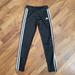 Adidas Bottoms | Adidas Youth Warm Up Joggers Sweat Pants Size L 14 Black 3 Stripe Tub1 | Color: Black/White | Size: 14b