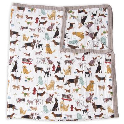 Little Unicorn Cotton Muslin Big Kid Quilt - Woof