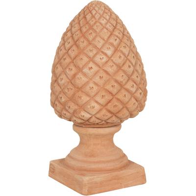 Biscottini - Toskanischer Tannenzapfen aus Terrakotta, 100 % Made in Italy, komplett handgefertigt Image