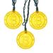 Kurt S. Adler 64358 - 10 Light Bitcoin Green Wire String Set With 12" Spacing (UL 10/L BITCOIN LIGHT SET (UL4357))