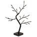 Northlight Seasonal 15" LED Lighted Black Weeping Halloween Twig Tree - Orange Lights 15.0 H x 9.0 W x 9.0 D in black/gray/orange/pink | Wayfair