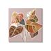 Stupell Industries Arrowhead Plant Vine Ornamented Wood/Canvas in White/Brown | 36 H x 36 W x 1.5 D in | Wayfair ak-684_cn_36x36