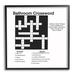 Stupell Industries Crossword Bathroom Puzzle Fun Toilet Game Sign Ashley Singleton Wood/Canvas in Brown | 24 H x 24 W x 1.5 D in | Wayfair