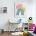 Stupell Industries Abstract Over Rainbow Soft Contemporary Shapes Paint Doodle Super Oversized Stretched Canvas Wall Art By Nina Blue Canvas | Wayfair