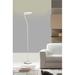 Orren Ellis Bridgnorth 73" LED Torchiere Floor Lamp Metal in White | 73 H x 13.5 W x 13.5 D in | Wayfair 1DA53EFE983847CE9B5190BFA68ED3BD