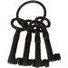 Rosalind Wheeler Gospodarczyk Jail Key Sculpture Metal in Black | 5.25 H x 2.25 W x 1 D in | Wayfair 979F544E00F34ECCAD109E5A6B6C9F69