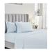 Eider & Ivory™ Comberton 200 Thread Count 100% Cotton Percale Sheet Set Cotton Percale in Blue | California king | Wayfair