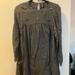 Zara Dresses | Gray Zara Dress With Beaded/ Rhinestone Detailing Throughout. Size Small. | Color: Gray | Size: S