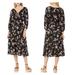 Anthropologie Dresses | New! Velvet By Graham & Spencer Tiered Midi Dress | Color: Black/Pink | Size: S