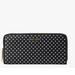 Kate Spade Bags | Kate Spade Spencer Metallic Dot Zip Around Continental Wallet New | Color: Black/Silver | Size: Os