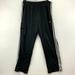 Adidas Pants & Jumpsuits | Adidas 3-Stripe Black Warm-Up Track Activewear Pants Zipped Pockets & Legs Sz M | Color: Black/White | Size: M