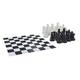 Garden Games Giant Chess Pieces with a Lawn Friendly Mesh Chess Board