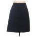 Tahari Casual A-Line Skirt Knee Length: Black Solid Bottoms - Women's Size 4