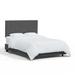 Latitude Run® Upholstered Low Profile Standard Bed Metal in Brown | 49 H x 41 W x 78 D in | Wayfair CD295873F16646DEB9E6560E28C572A6