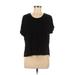 Zara Basic Short Sleeve T-Shirt: Black Tops - Women's Size Medium