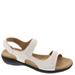 Trotters Romi Woven - Womens 7.5 White Sandal N