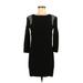 H&M Casual Dress - Sweater Dress: Black Dresses - Women's Size 2