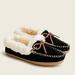 J. Crew Shoes | J.Crew Lodge Moccasins In Suede 7 | Color: Black/Cream | Size: 7