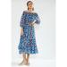 Anthropologie Dresses | Anthropologie Sachin & Babi Mosaic Off-The-Shoulder Maxi Dress | Color: Blue | Size: 10
